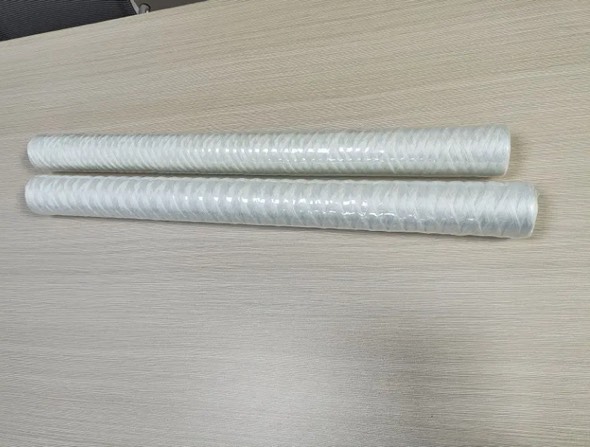 Heißverkauf gebrauchter Glasfaser-Glas-Schnur Wundpatronenfilter mit Kernkomponenten-Filterelement-Motorfiltermedien